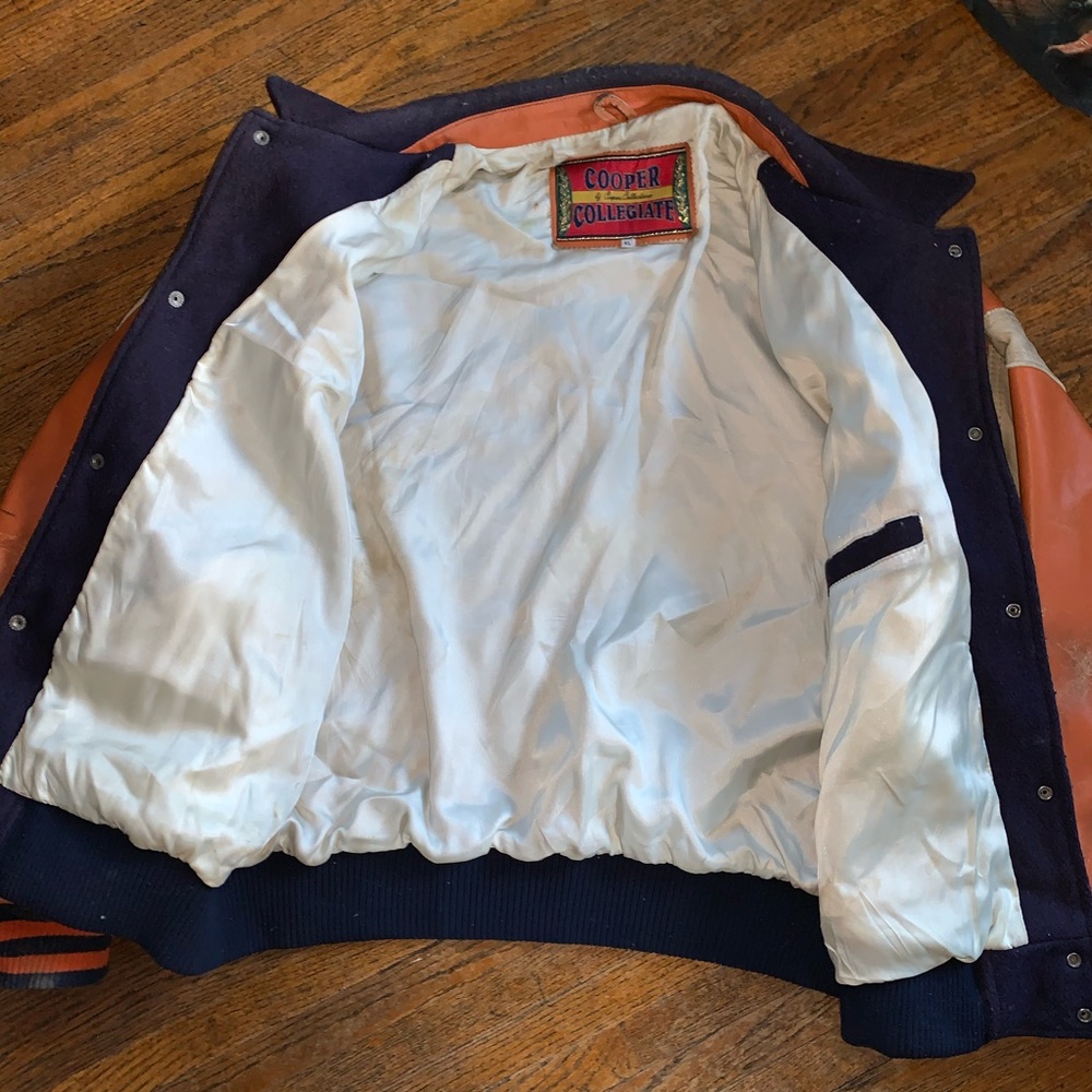 Vintage 80s Illinois Wool Varsity Jacket - Picture 8 of 11